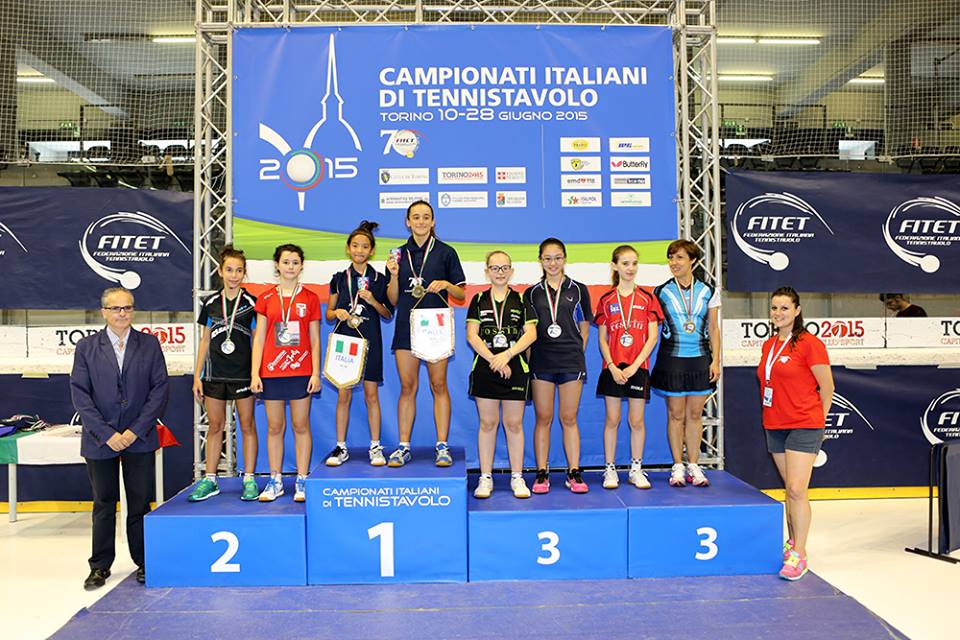 podio doppio femminile 4 categoria